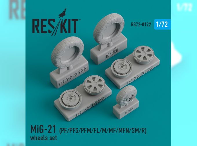 Колеса для MiG-21 (PF/PFS/PFM/FL/M/MF/MFN/SM/R) wheels set