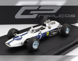 FERRARI F1 158 N.a.r.t. N 7 2nd Mexico Gp John Surtees (1964) World Champion, White Blue
