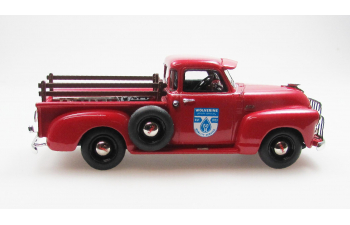 GMC Серии 100 5ти оконный пикап коммунальных служб (1953), красный