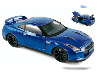 NISSAN GT-R R35 (2008), blue metallic