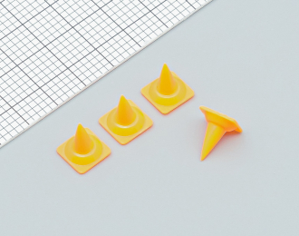 Набор дорожных конусов (малые), 4 шт.