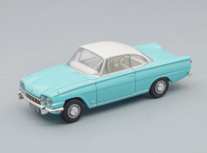 FORD Capri 109E Coupe (1961), turquoise / white