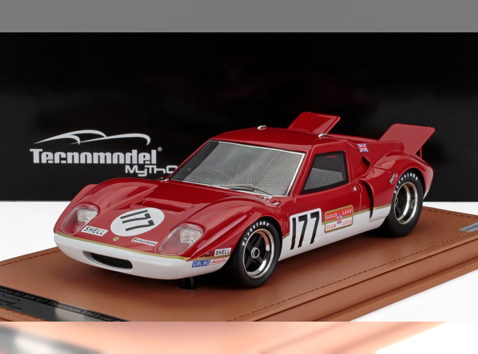 LOTUS 62 Team Gold Leaf Lotus N 177 Winner Mn Gt Thruxton (1969) Roy Pike, Red White