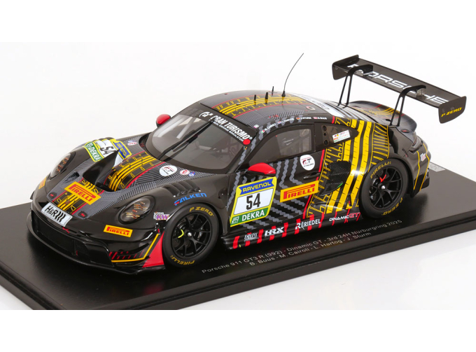 PORSCHE 911 992 GT3 R Team Dinamic GT SRL №54 3rd 24h Nürburgring (2025) Bastian Buus, Matteo Cairoli, Loek Hartog, Joel Sturm