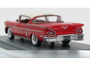 CHEVROLET Bel Air Impala HT Coupe (1958), red white