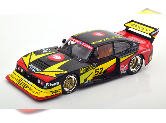 FORD Capri Turbo Zakspeed Gr.5 Mampe №52 Drm (1978) Hans Heyer, Black Yellow Red