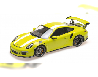 PORSCHE 911 GT3 RS (991) 2015 LICHTGRUEN W/WHITE STRIPE