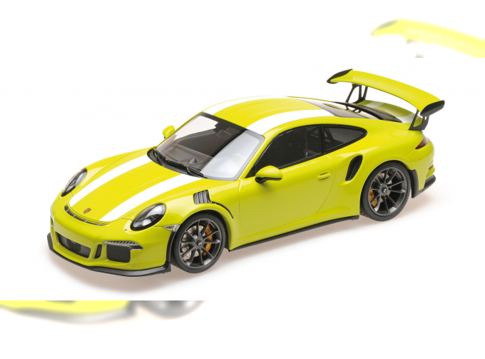 PORSCHE 911 GT3 RS (991) 2015 LICHTGRUEN W/WHITE STRIPE