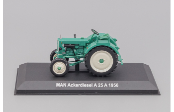 MAN Ackerdiesel A25a Tractor 1956 - Con Vetrina - With Showcase, green