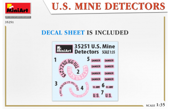 Сборная модель FIGURES U.S. MINE DETECTORS