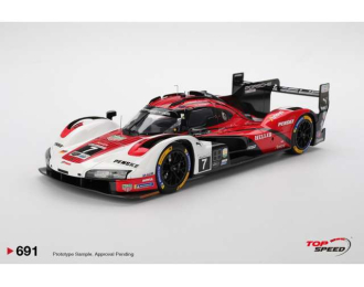 Porsche 963 #7 Porsche Penske Motorsport Daytona 24 hrs Winner, red/white/black 2025