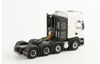 SCANIA R Topline 8x4, White Line 1:50, белый