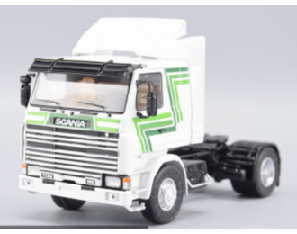 SCANIA 113 M Tractor Truck 2-Assi 1987, white / green