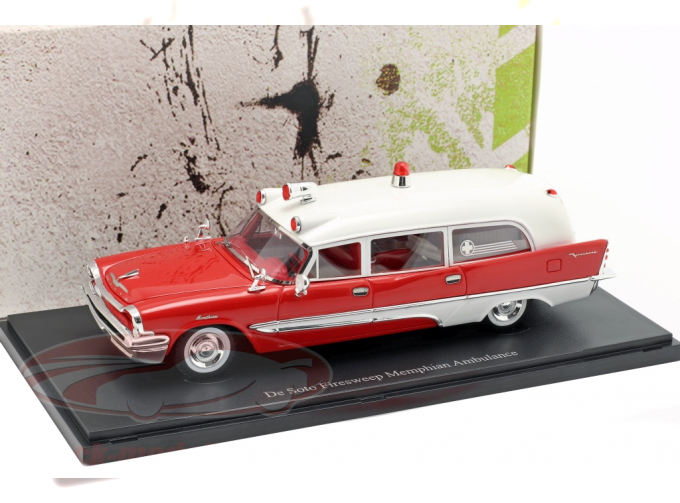 De Soto Firesweep Memphian Ambulance, red-white,USA, 1957