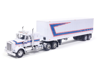 KENWORTH W900 (1976), red / white / blue