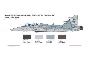 Сборная модель самолет JAS-39D двухместный