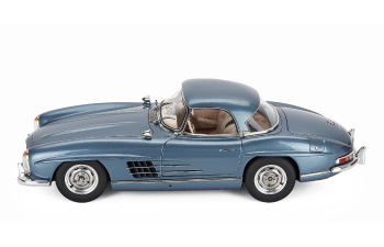 MERCEDES-BENZ 300SL Roadster Spider Hard-Top Closed (W198) (1954), light blue