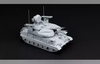 Сборная модель Советская четырехствольная зенитная установка ZSU-23-4 M2/M4