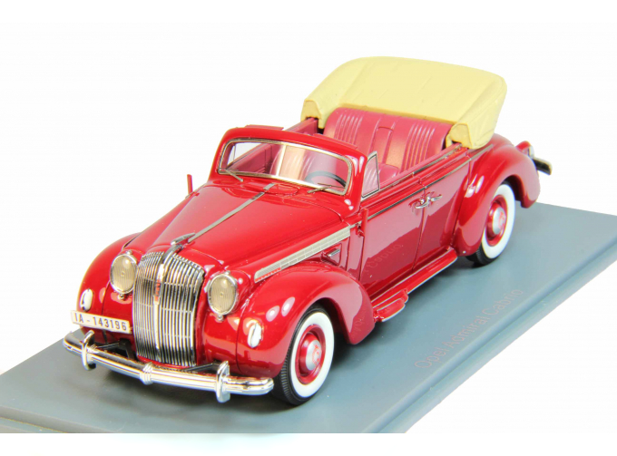 OPEL Admiral Cabrio (1938), dark red