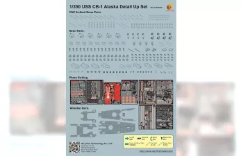 Набор дополнений для USS CB-1 Alaska (HobbyBoss)