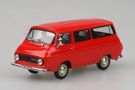 SKODA 1203 Mikrobus, red brick
