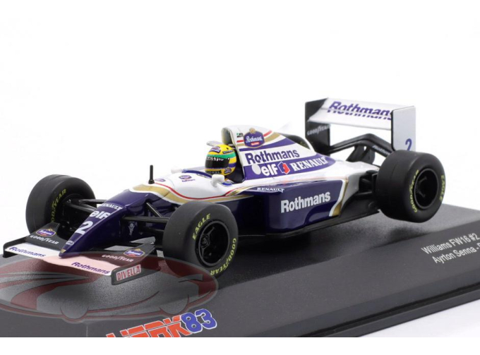 WILLIAMS Renault FW16 №2 Pole Position Brazilian GP Formula 1 Ayrton Senna (1994)