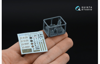 3D Декаль интерьера кабины JGSDF Light truck Mitsubishi Type 73 Shin (Trumpeter) (с 3D-печатными деталями)