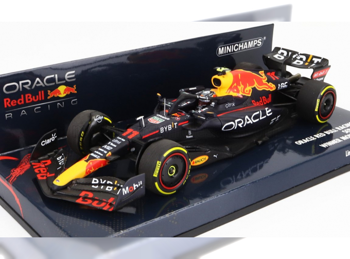 RED BULL F1 Rb18 Team Oracle Red Bull Racing N11 Winner Monaco Gp (2022) Sergio Perez, Matt Blue Yellow Red