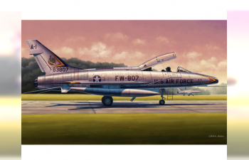 Сборная модель Американский истребитель F-100F SUPER SABRE