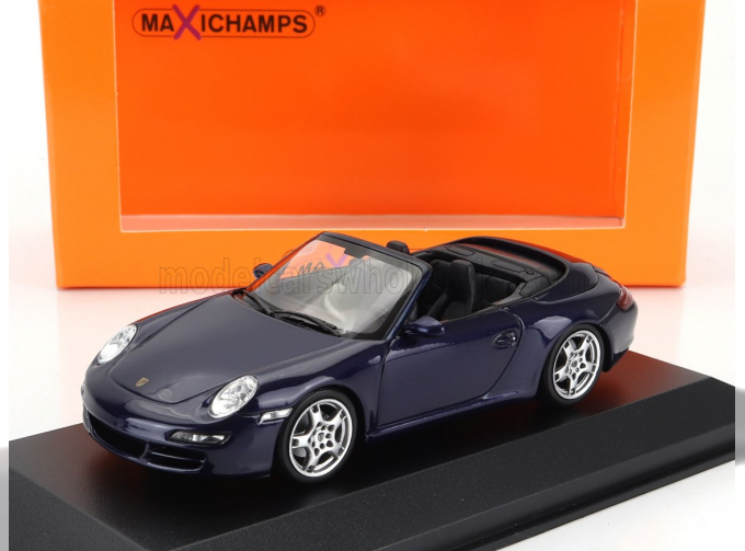 PORSCHE 911 997 Carrera S Cabriolet (2005), Blue Met