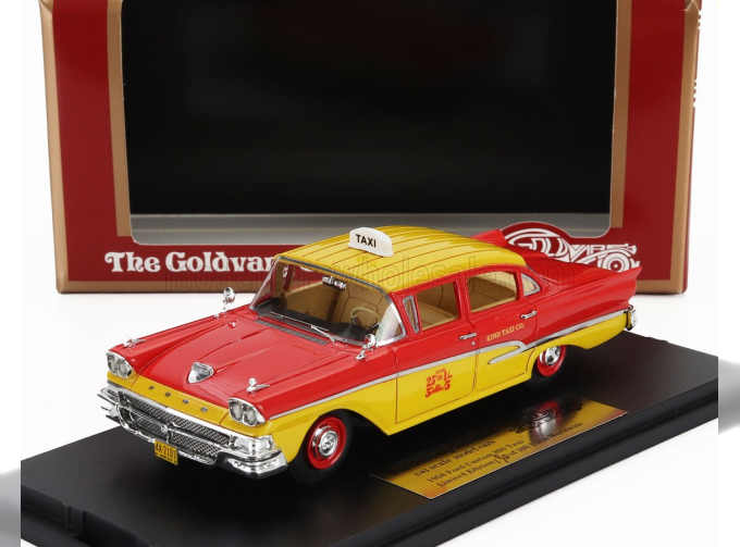 FORD Custom 300 Taxi (1958), Yellow Red