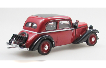 ADLER Trumpf Junior 2 door sedan Leipzig taxi (1934-41), red/black