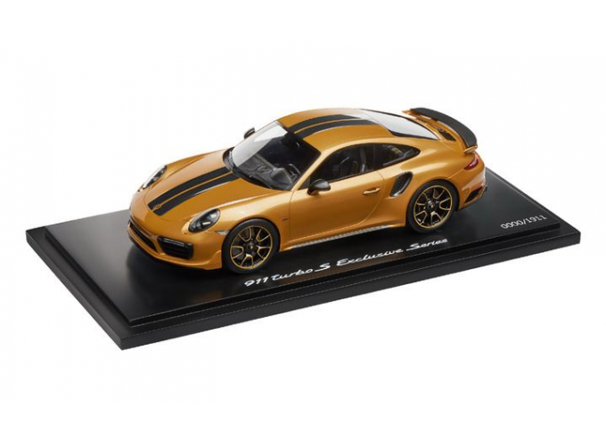 PORSCHE 911 (991 II) Turbo S Exclusive Series, gold / black