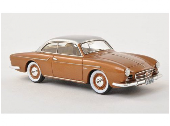 PORSCHE Beutler 1600 Coupe 1957, коричневый/серебристый