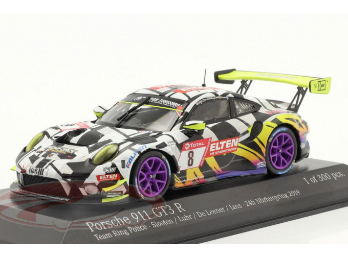 PORSCHE 911 (991 II) GT3 R №8 24h Nuerburgring Jan-Erik Slooten, Lucas Luhr, Adrien de Leener, Steve Jans (2019)