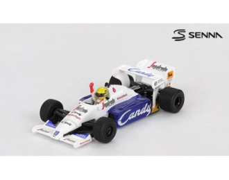 Toleman TG184 #19 Ayrton Senna Monaco Grand Prix 2nd Place (1984), white/blue