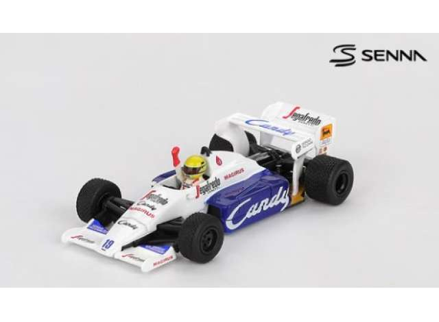 Toleman TG184 #19 Ayrton Senna Monaco Grand Prix 2nd Place (1984), white/blue