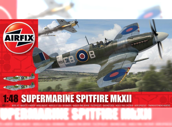 Сборная модель Британский истребитель Supermarine Spitfire MK.XII