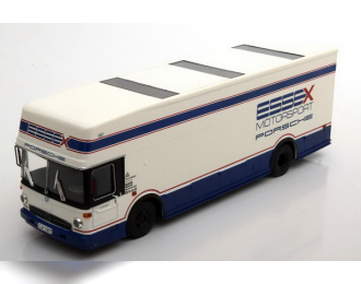 MERCEDES-BENZ O317 "Essex Motor Sport Porsche" транспортер 1970 White/Blue