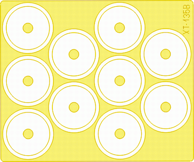 Окрасочная маска Немецкий паровоз BR 52 (колеса)