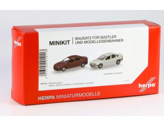 Сборная модель RENAULT Laguna, 2шт (белый/красный)