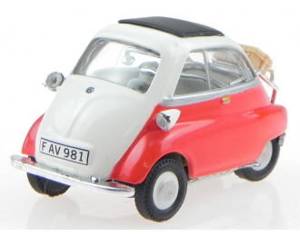 BMW Isetta 250 с кофром, красный
