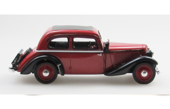 ADLER Trumpf Junior 2 door sedan Leipzig taxi (1934-41), red/black