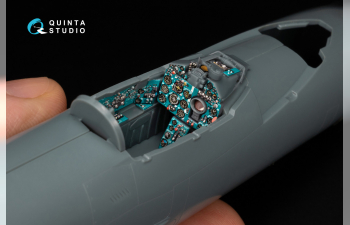 3D Декаль интерьера кабины МиГ-21БИС Поздний (с системой Полет-ОИ) (Eduard) (с 3D-печатными деталями