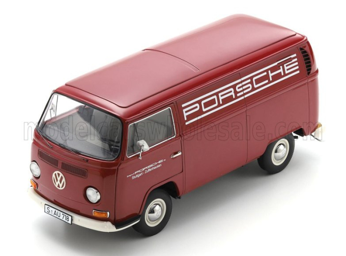 VOLKSWAGEN T2a VAN PORSCHE (1967), red