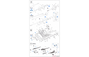 Сборная модель Самоходное орудие ИСУ-122 (2 в 1, 4 фигуры в комплекте)