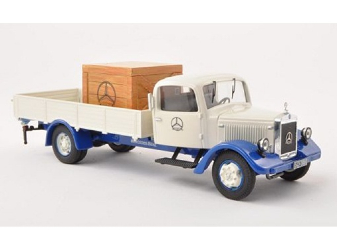 MERCEDES-BENZ L3000 грузовик с ящиком MB (1938), white / blue