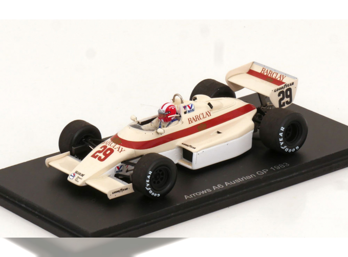 ARROWS F1 A6 №29 Austrian (1983) Marc Surer, Cream