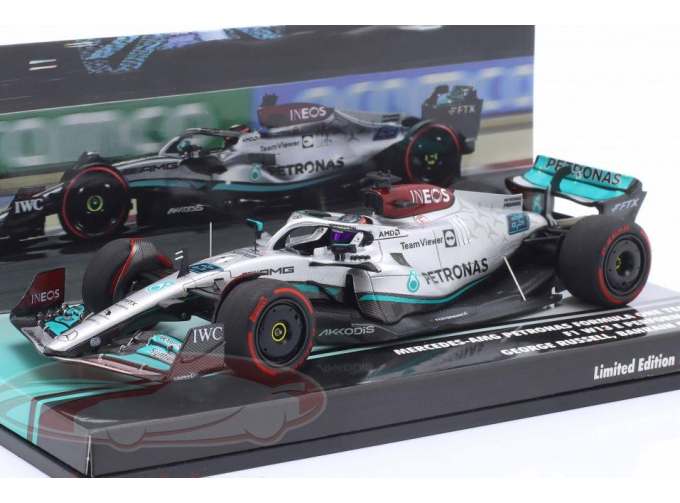 MERCEDES-BENZ AMG F1 W13 E Performance №63 4th Bahrain GP Formula 1 George Russell (2022)