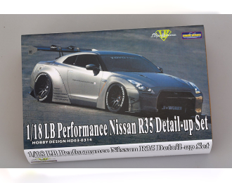 Конверсионный набор LB Performance Nissan R35 Detail-up Set (Resin+PE+Decals+Metal parts)